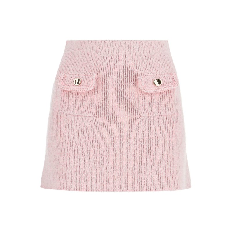 knitted mini skirt