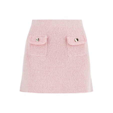 knitted mini skirt