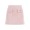 knitted mini skirt