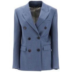 tailored wool fresco blazer