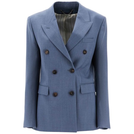 tailored wool fresco blazer