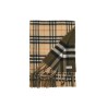 reversible check cashmere scarf