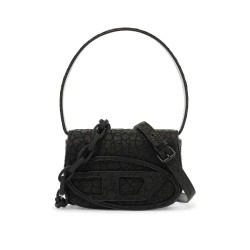 1dr leather shoulder bag with dry finish