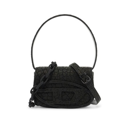 1dr leather shoulder bag with dry finish