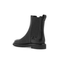 chelsea ankle boots with t-shaped finishes