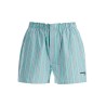 striped oxford shorts for men and