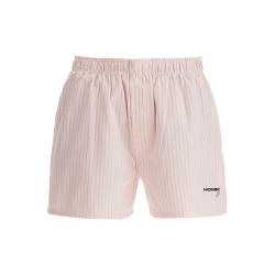 striped oxford shorts for men and