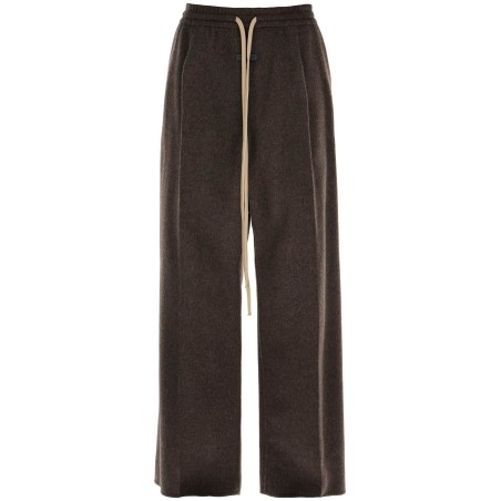 brushed wool trousers