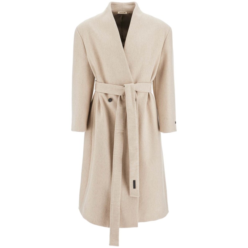 maxi coat without lapels