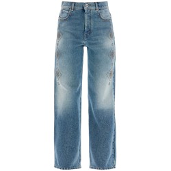 'gatti' jeans with embroidered