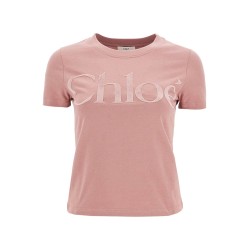 velour logo t-shirt with