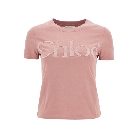 velour logo t-shirt with