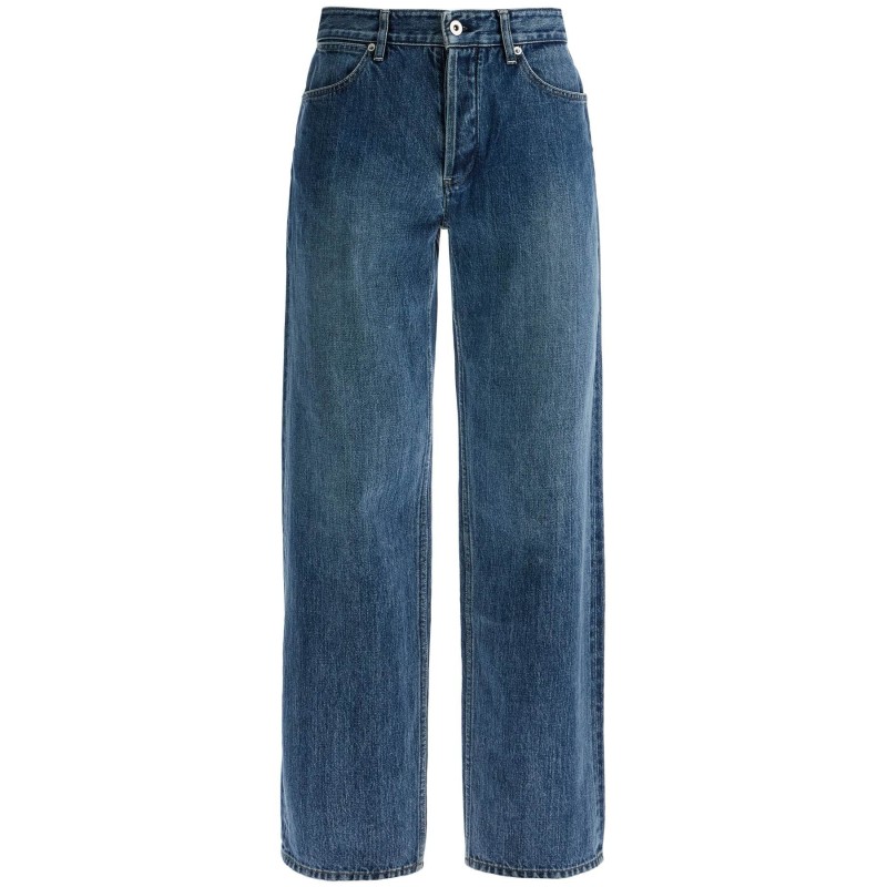 loose fit straight cut jeans