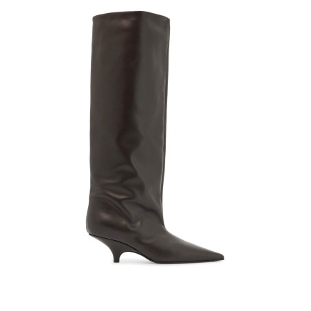 high leather boots in nappa