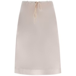 silk mini skirt in seven