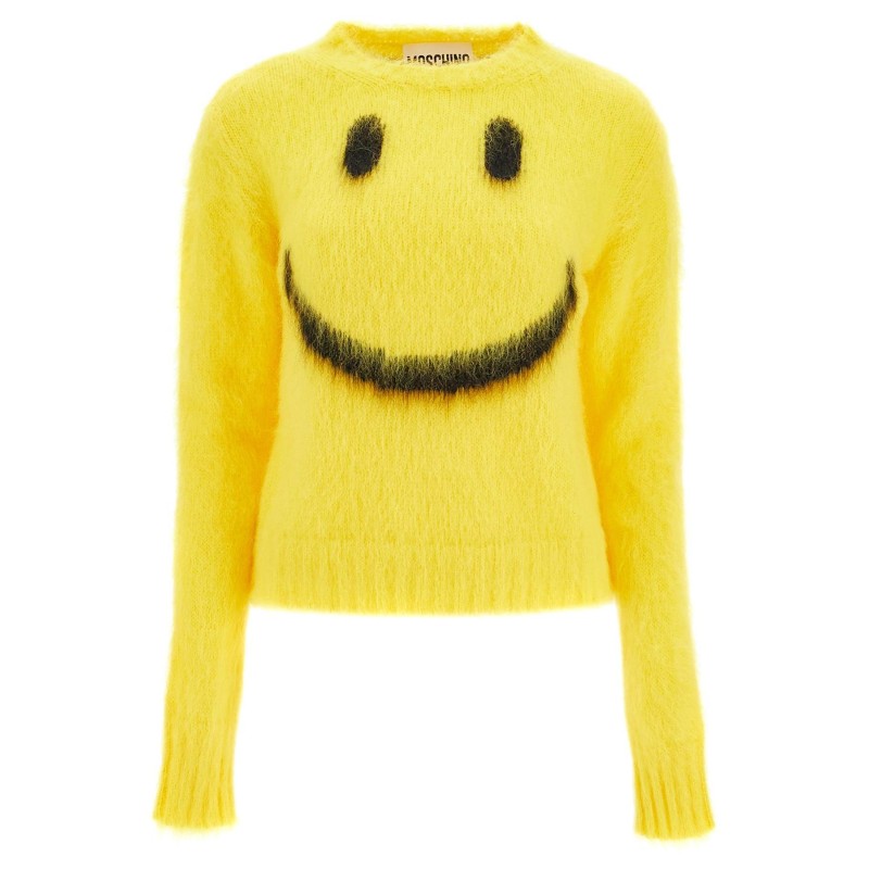 mohair smiley pullover