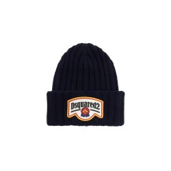 "beanie hat with patch logo