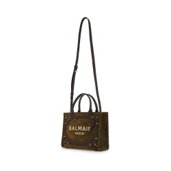 suede b-army tote bag