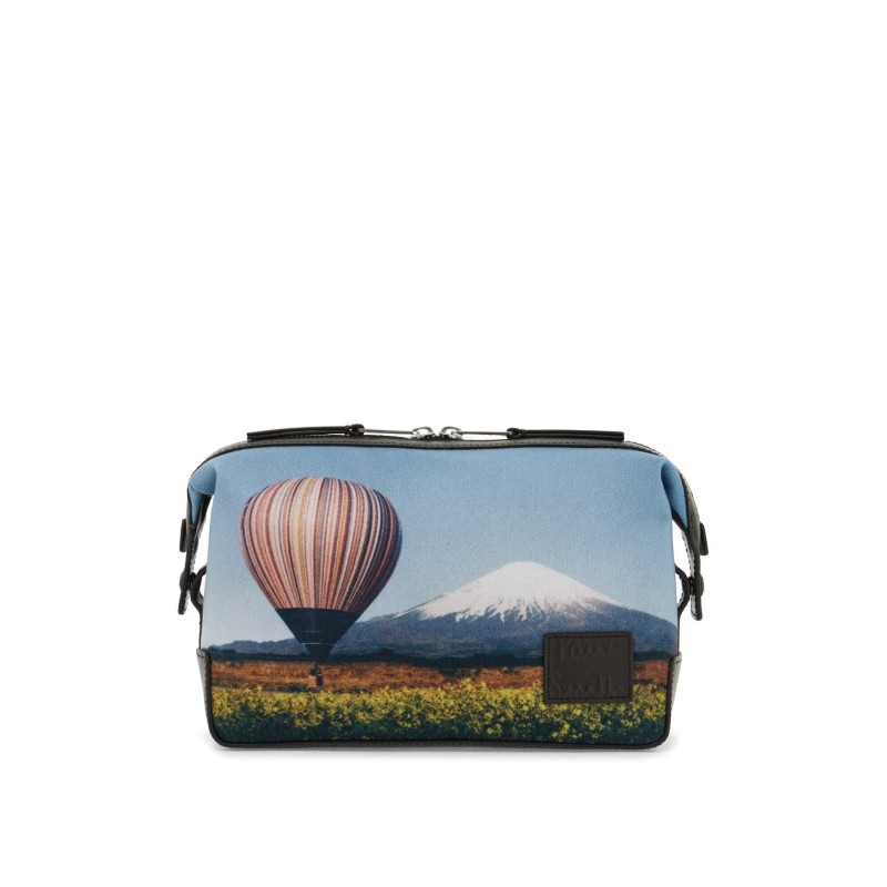 "mount fuji signature stripe balloon beauty case