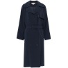 Dolman belted trench