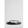 silver and leather bracelet