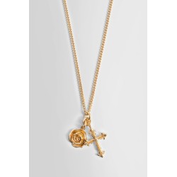 rose and cross necklace