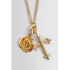 rose and cross necklace