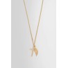 feather and cross necklace