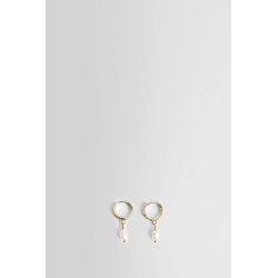 hoop pearl earrings