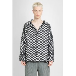 chequered mid-weave blazer