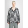 chequered mid-weave blazer