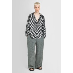 chequered mid-weave blazer