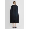 trench cape in compact double wool