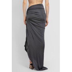 asymmetric ruched skirt