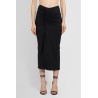 ruched pencil skirt