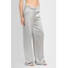 wide leg tailored silk pants