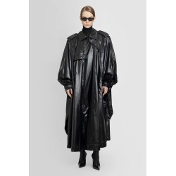 padded nylon cape coat