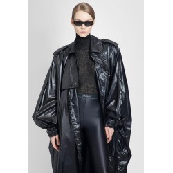 padded nylon cape coat