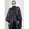 padded nylon cape coat