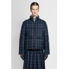 tartan flannel reversible jacket