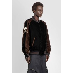 velvet skull varsity blouson