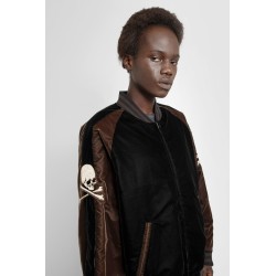 velvet skull varsity blouson