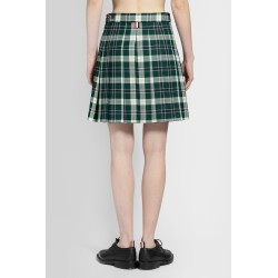 mini pleated skirt in tartan uniform twill