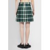 mini pleated skirt in tartan uniform twill