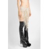 luxor fringed panty in sequin embroidered silk