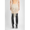 luxor fringed panty in sequin embroidered silk