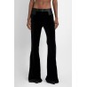 cotton velvet tuxedo flare pants