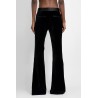 cotton velvet tuxedo flare pants