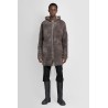 reversible shearling long jacket