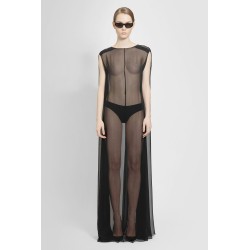 sheer muslin long dress